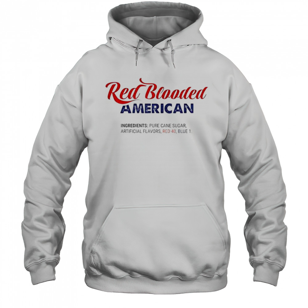 Happy Red Blooded American T-Shirt Hoodie