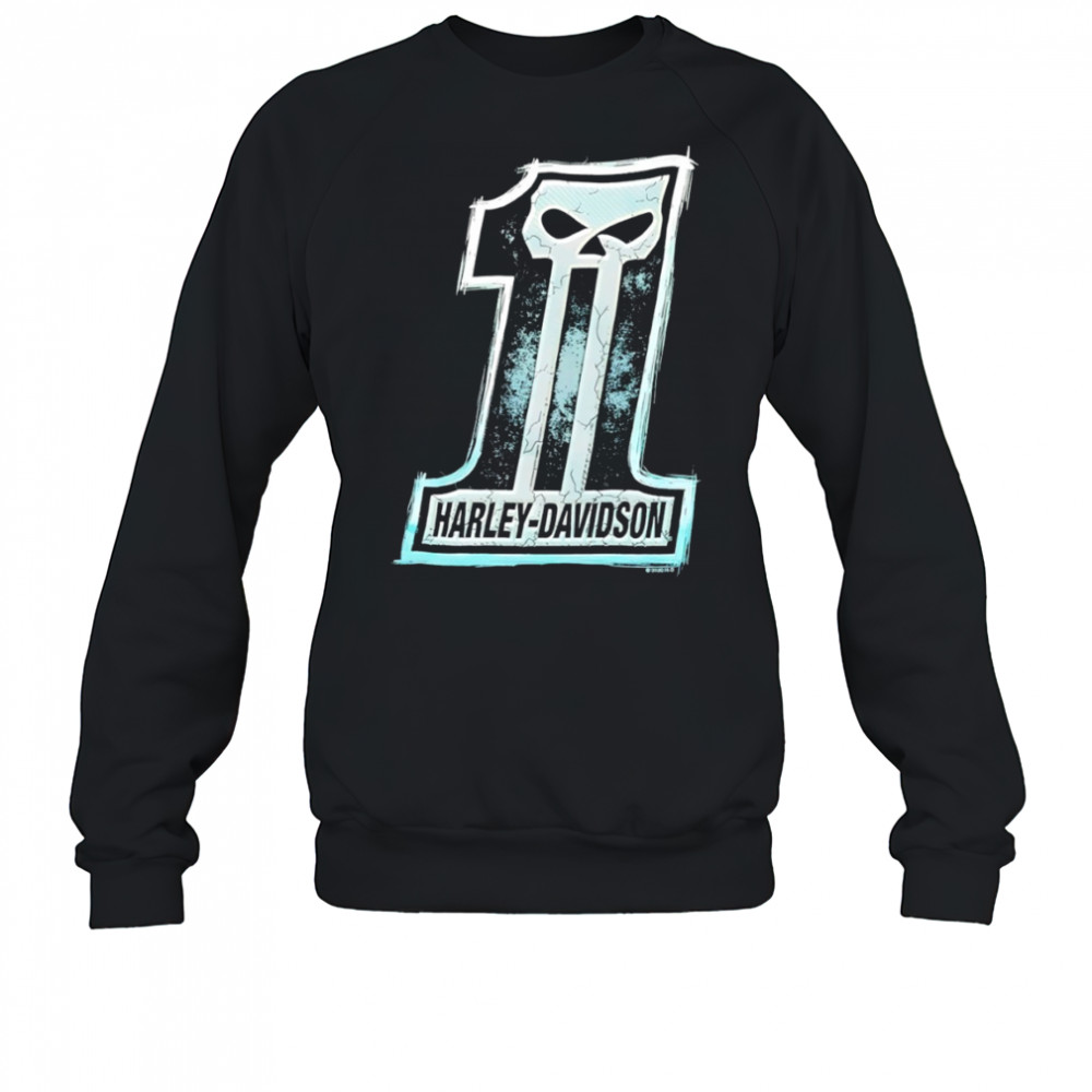 Harley-Davidson Number 1 Skull Brandywine Chadds Ford logo shirt Sweatshirt