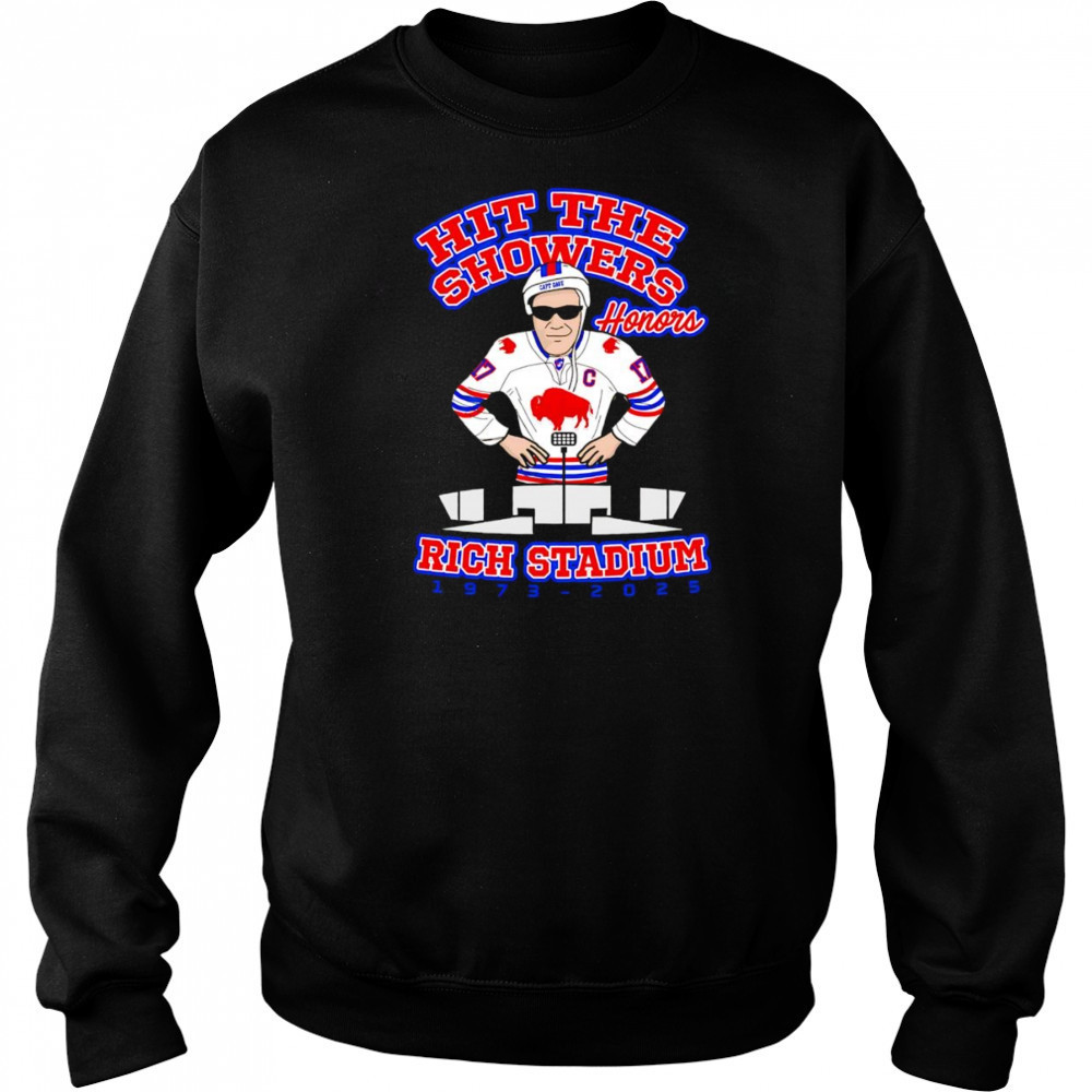 Hit the showers honors Rich Stadium 1973 2025 shirt Hoodie