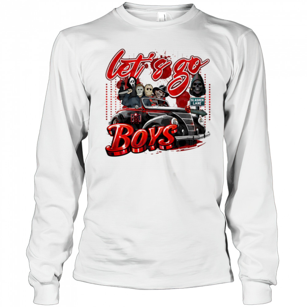 Horror movie characters Let’s go boy shirt Long Sleeved