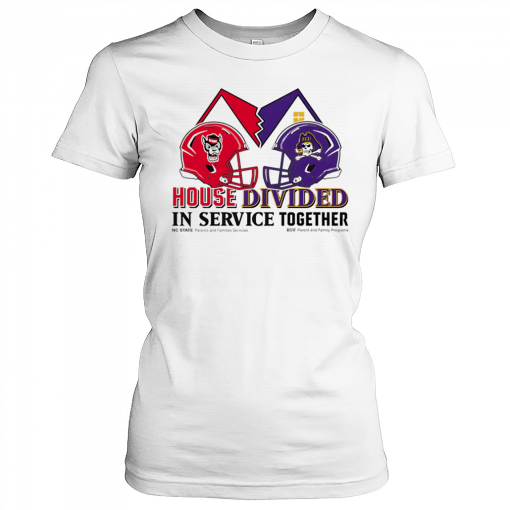 House Divided In Service Together helmet shirt Women's T-shirt