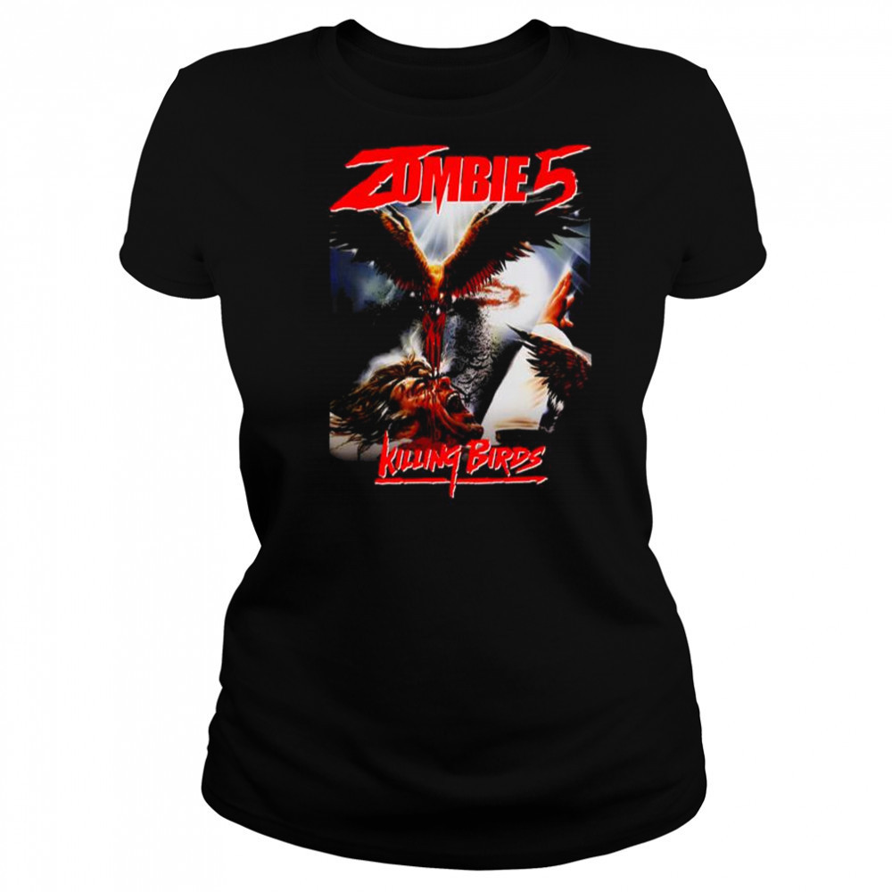 Iron Fortress Zombie 5 Killing Birds Horror Movie T-Shirt Women's T-shirt