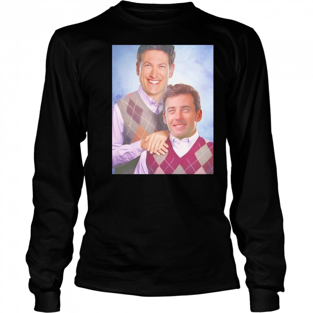 Joey Logano And Ryan Blaney Step Brothers T-Shirt Long Sleeved