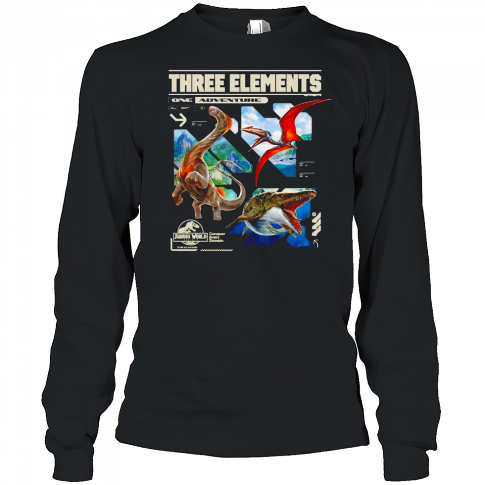 Jurassic World Rebirth 3 Elements shirt Long Sleeved