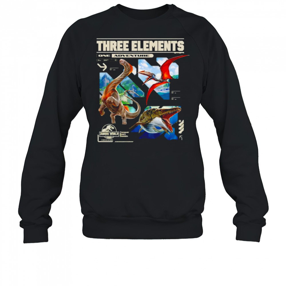 Jurassic World Rebirth 3 Elements shirt Sweatshirt