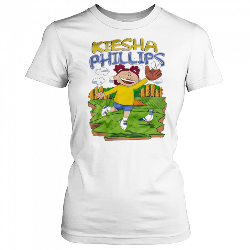 Kiesha Phillips baseball cartoon shirt Women's T-shirt