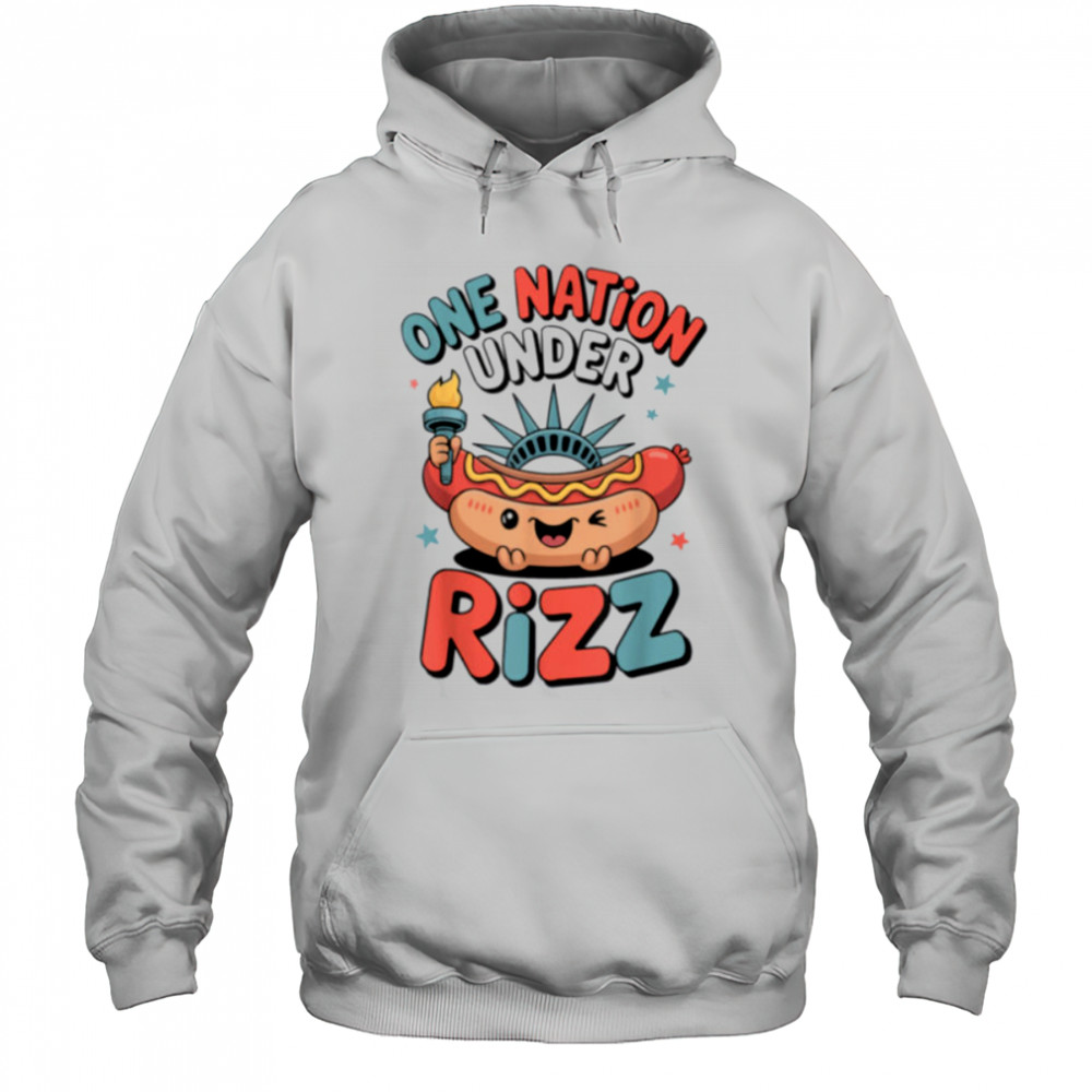 Land of the Rizz Funny Patriotic Day 4th Of July USA Flag T Shirt Hoodie
