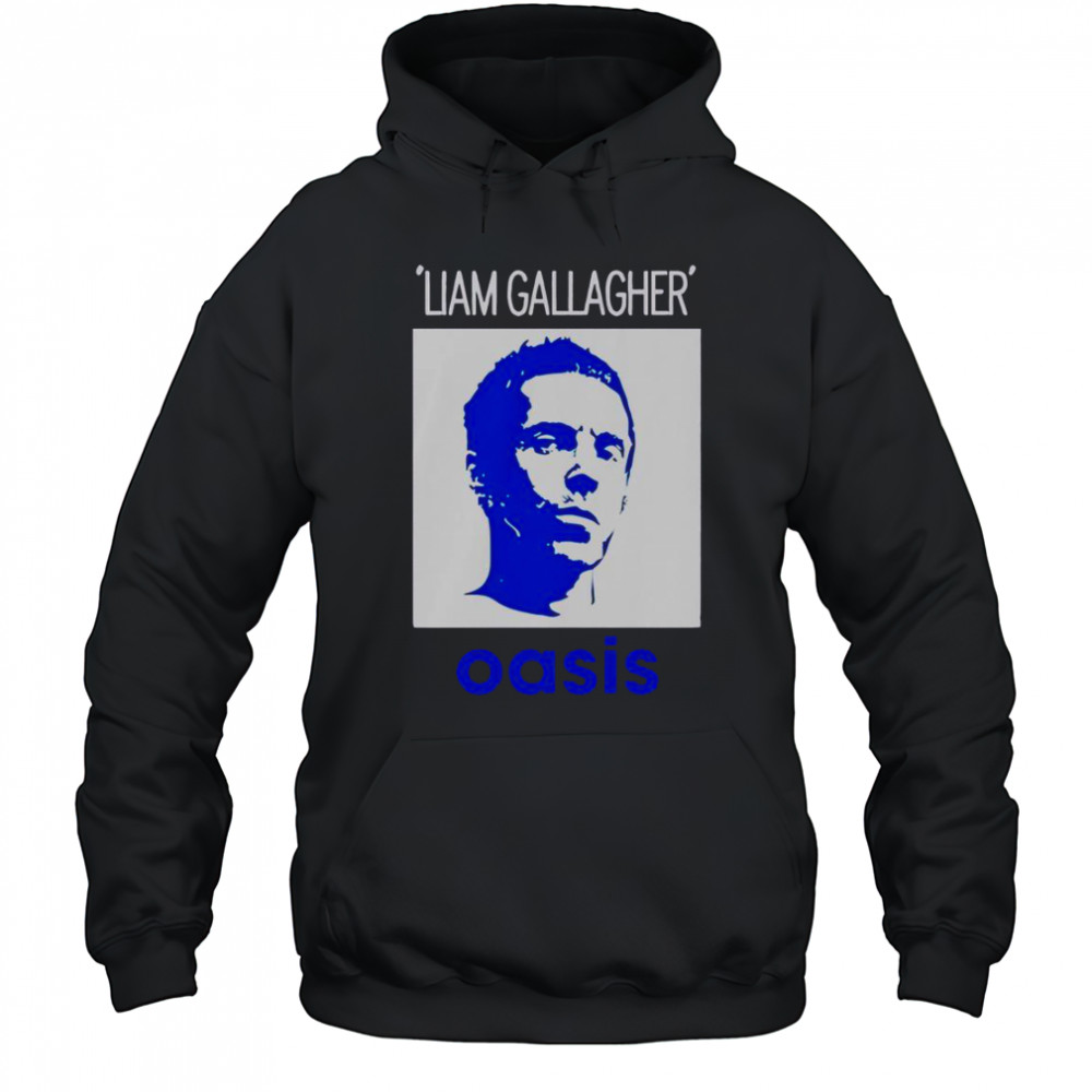 Liam Gallagher Oasis Portrait T-Shirt Hoodie