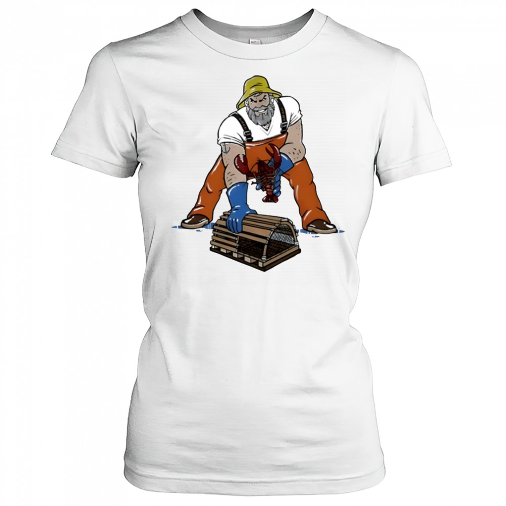 Lobsterman three point stance shirt Women's T-shirt