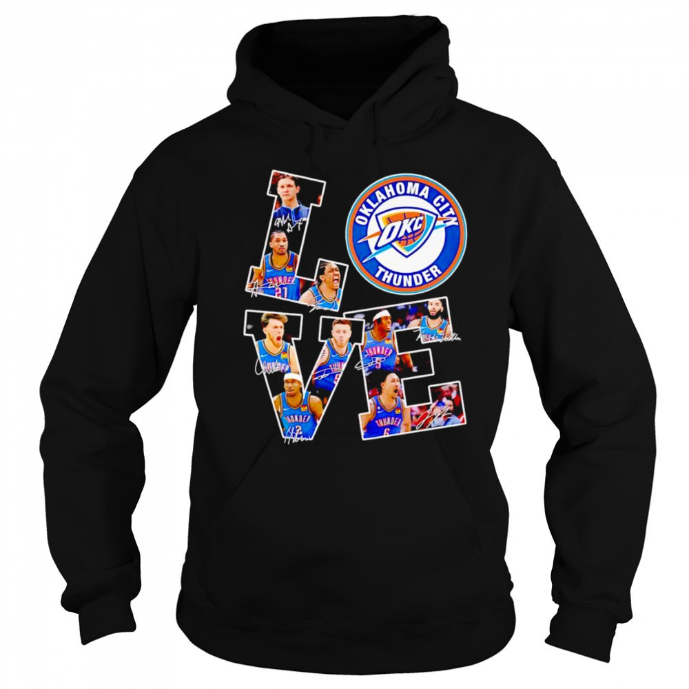 Love OKC Thunder signature shirt Sweatshirt