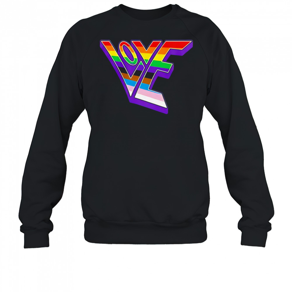 Love pride design shirt Sweatshirt