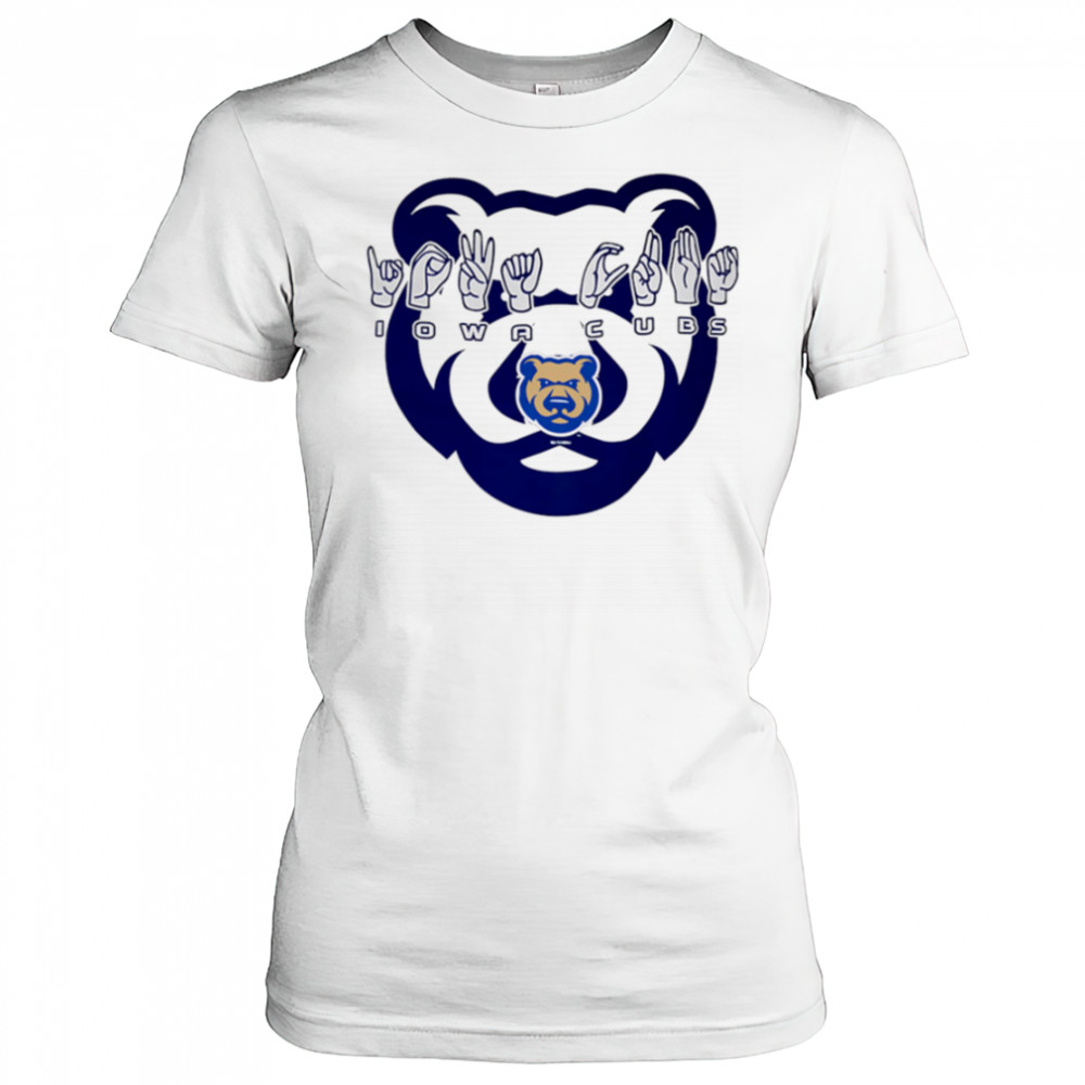Lowa Cubs hand sign shirt Women's T-shirt