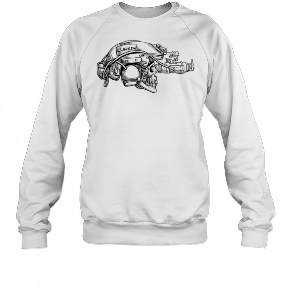 Lurkin Apparel skull shirt Sweatshirt