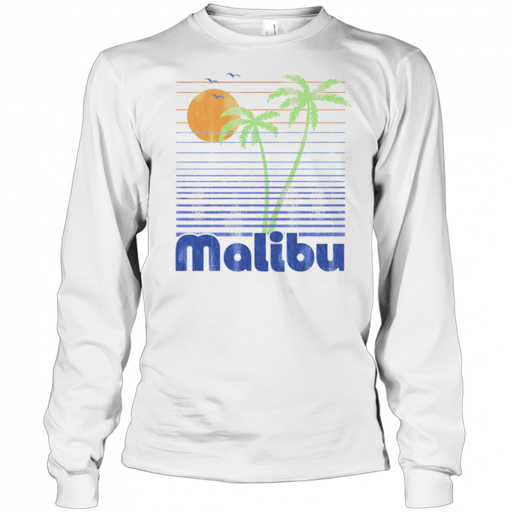 Malibu summer vintage shirt Long Sleeved