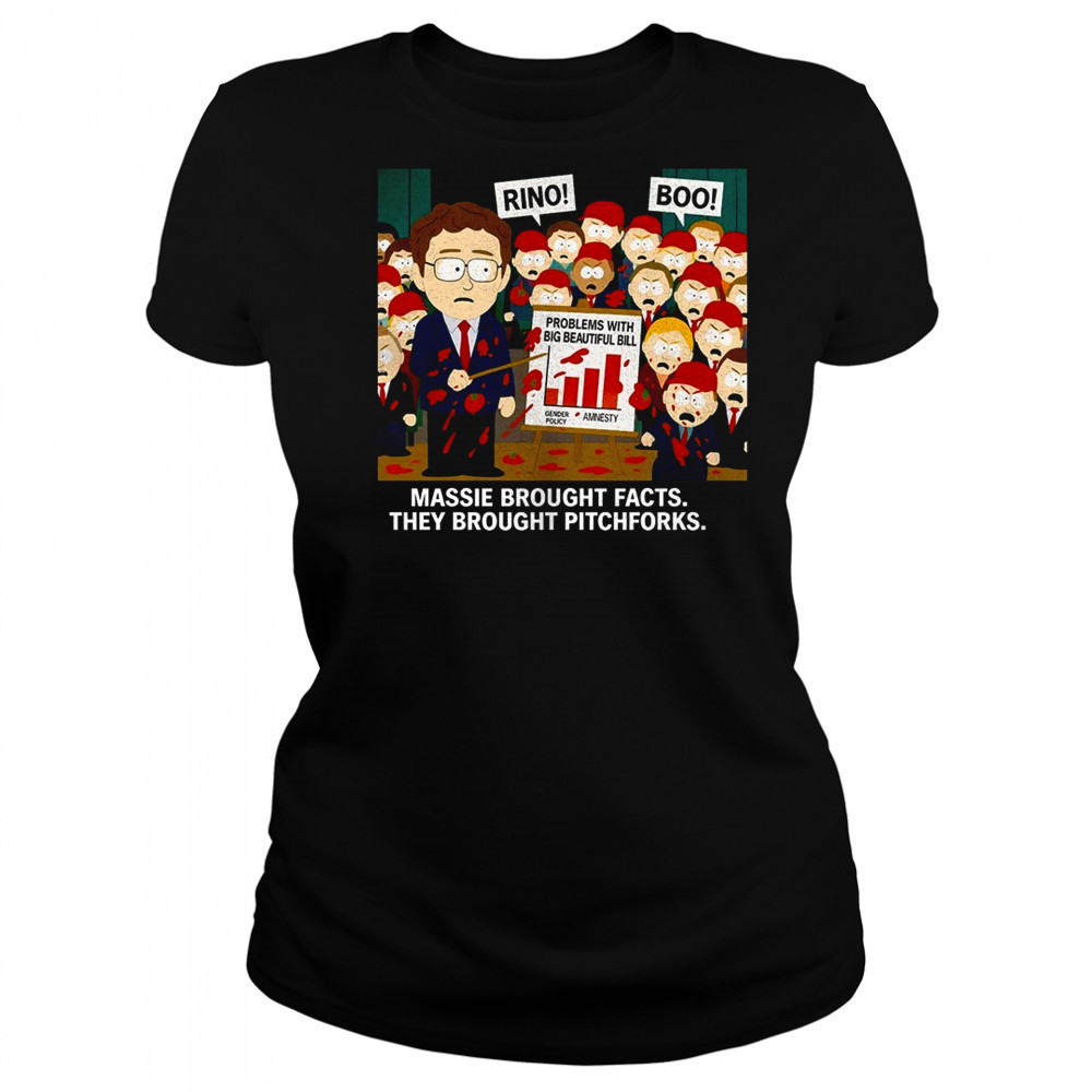 Massie brought facts they brought pitchforks shirt Women's T-shirt