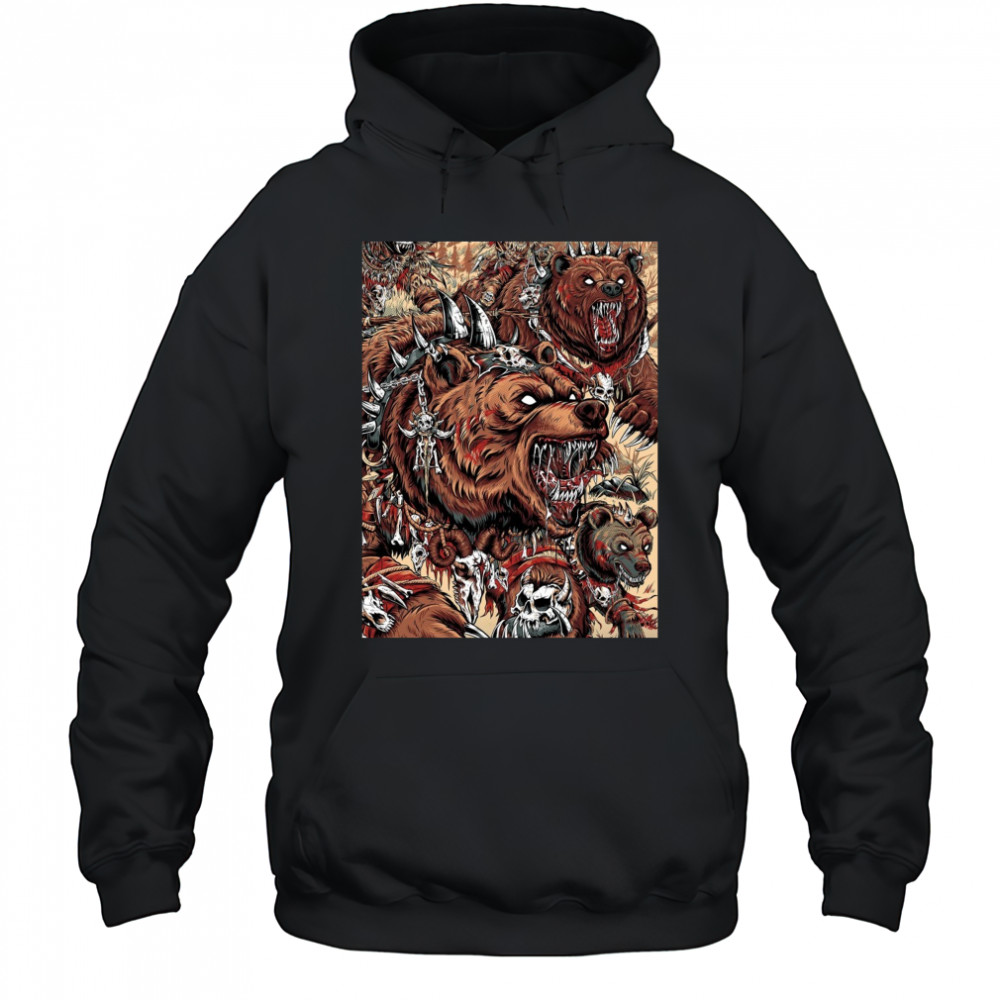 Metallica M72 Tour June 27 2025 Denver Battle Grizzly Bear Graphic Tee Empower Field Concert by JML2Art Shirt Hoodie