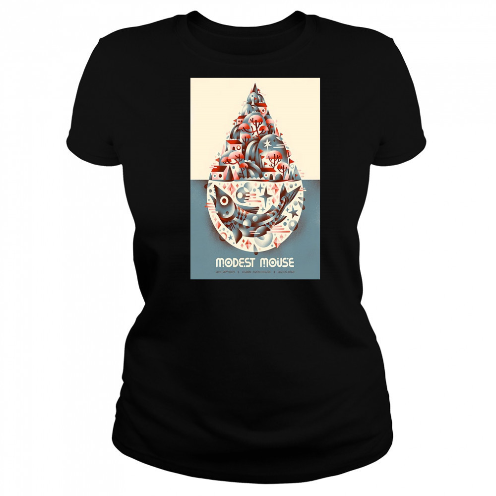Modest Mouse On June 28 2025 Ogden Amphitheater Show Poster T-Shirt Women's T-shirt