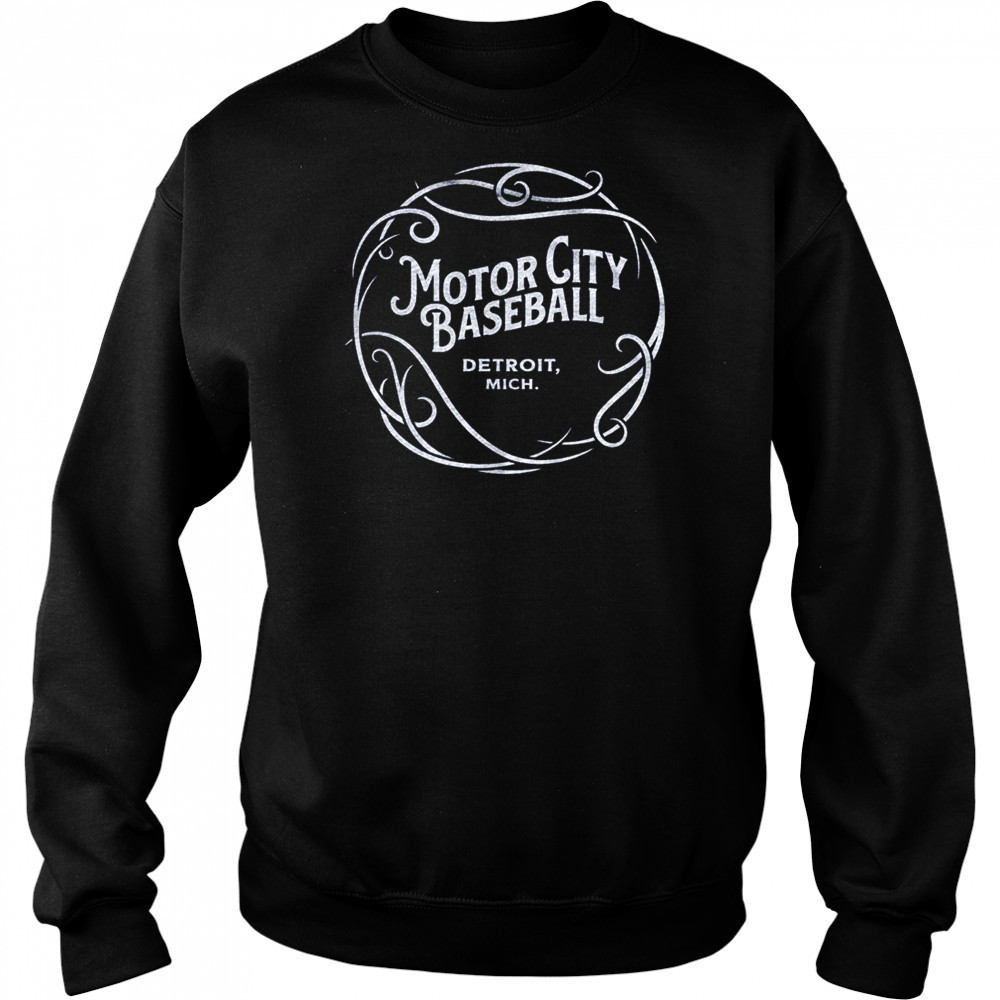 Motor City Baseball Detroit Mich shirt Hoodie
