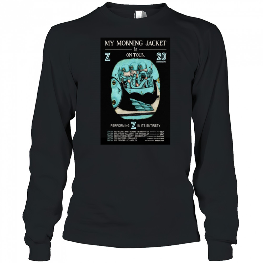 My Morning Jacket Z 20th Anniversary Poster T-Shirt Long Sleeved