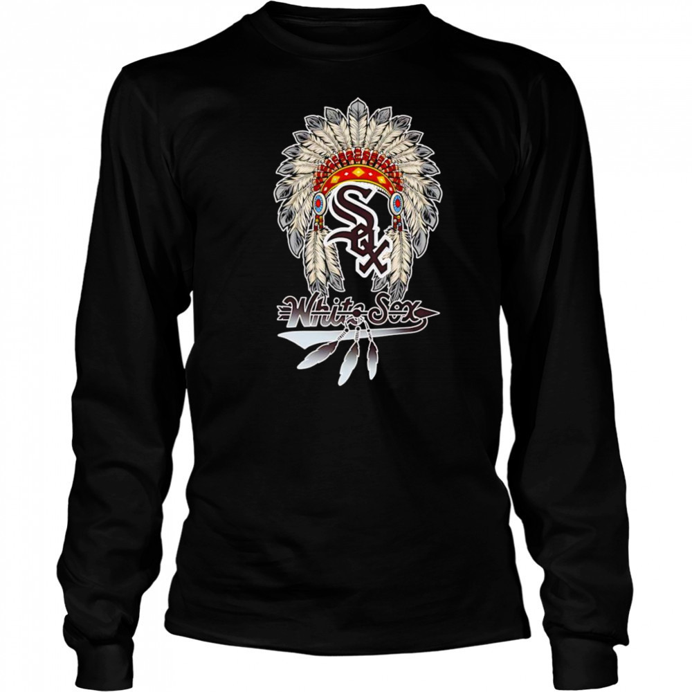 Native Chief headdress Chicago White Sox shirt Long Sleeved