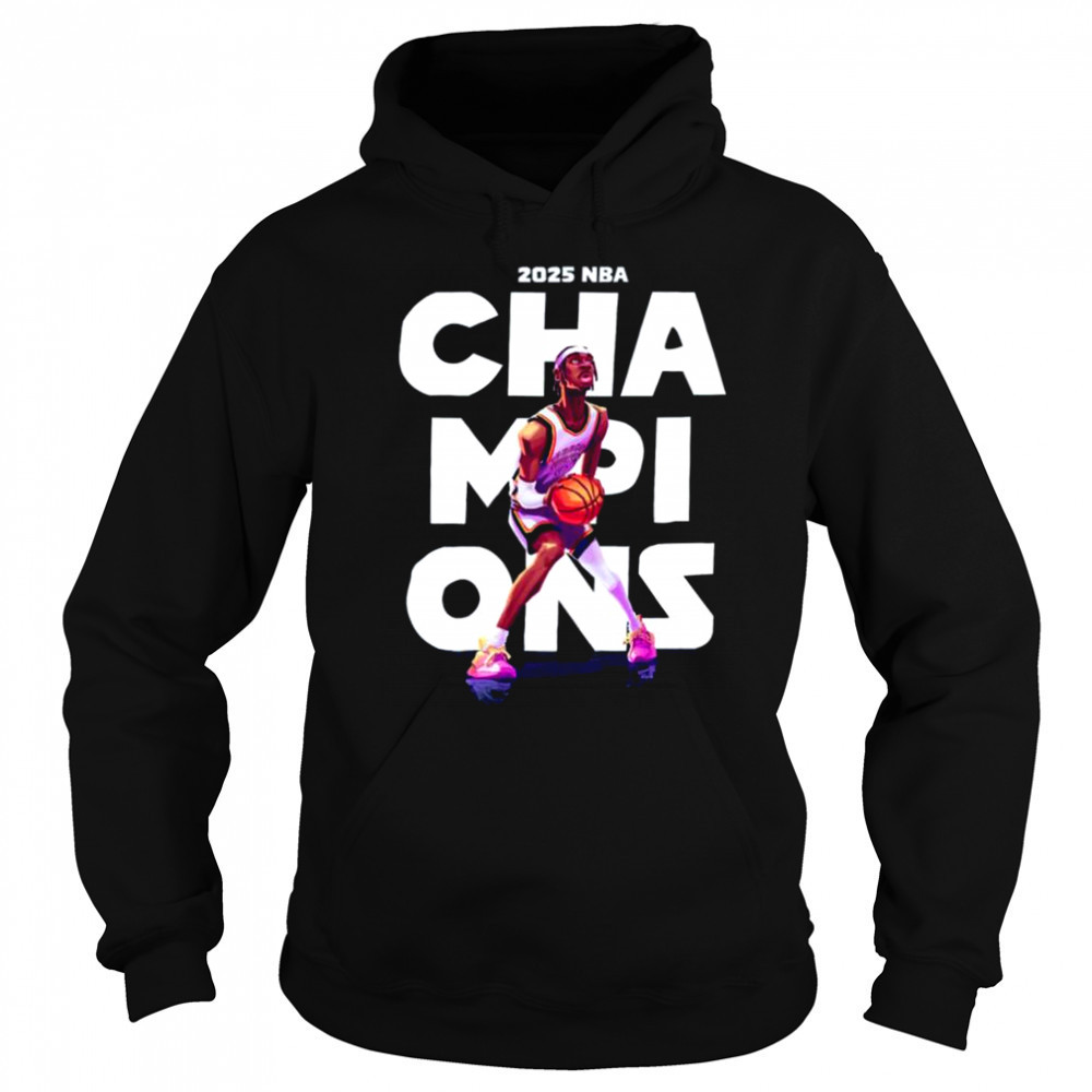 NBA 2025 Champions Commemorative Basketball Shirt Sweatshirt