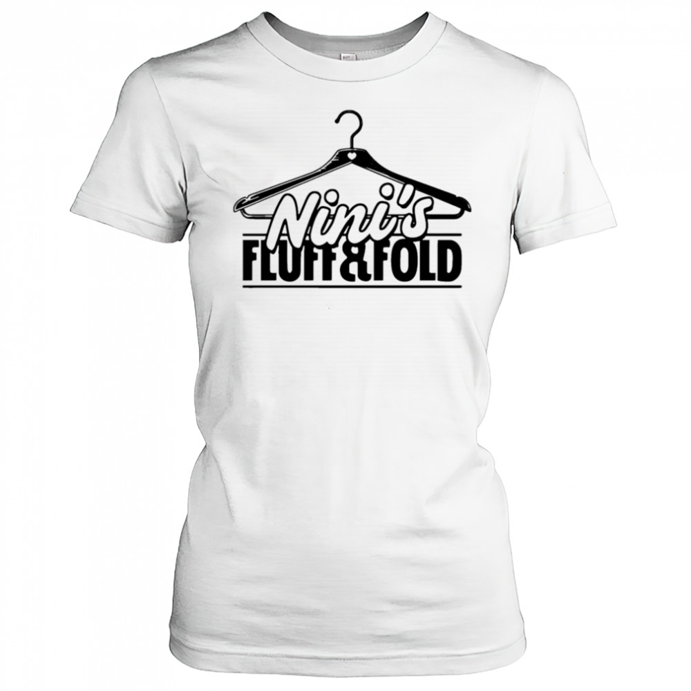 Nini’s fluff and fold logo shirt Women's T-shirt