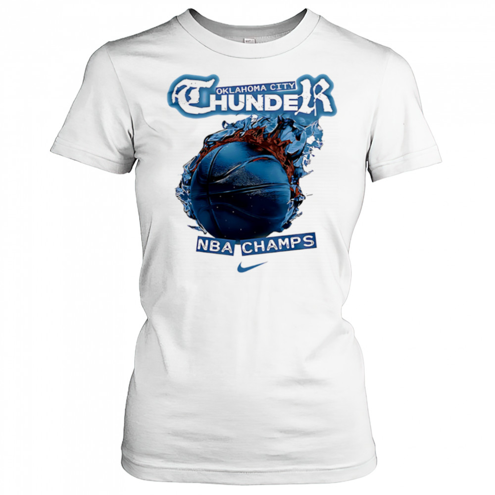 Oklahoma City Thunder NBA Champs 2025 block shirt Women's T-shirt