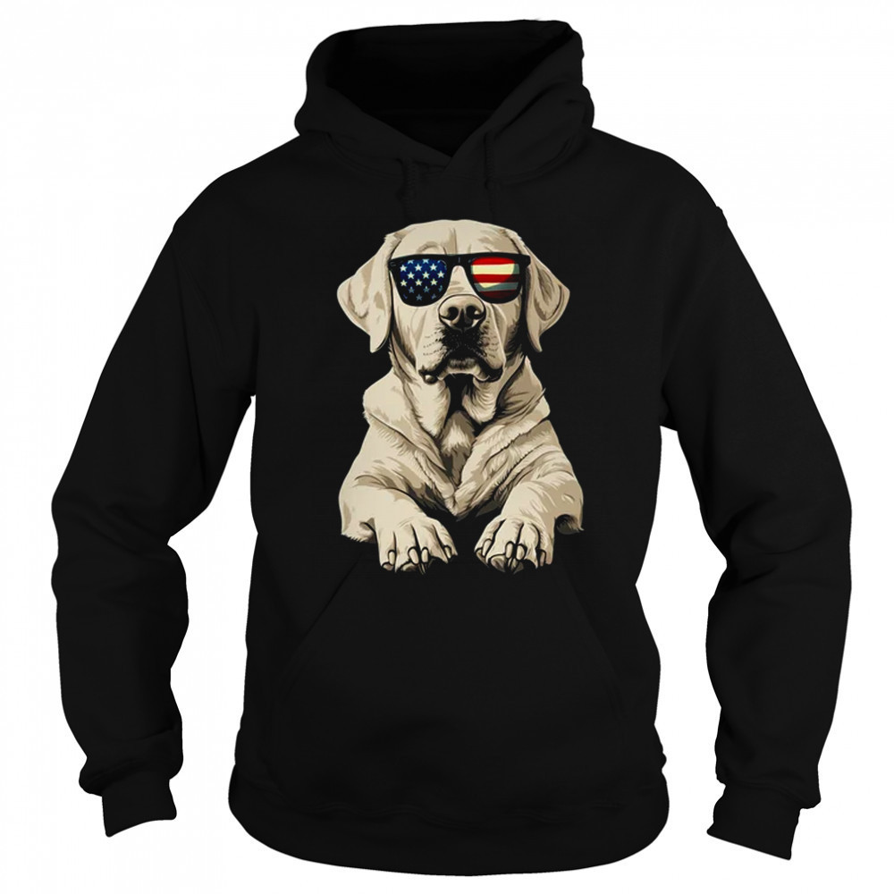 Patriotic Labrador Retriever Dog USA Flag 4th Of July shirt Sweatshirt