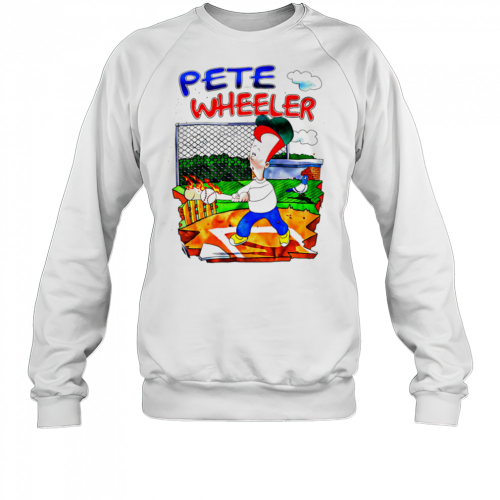 Pete Wheeler baseball cartoon shirt Sweatshirt