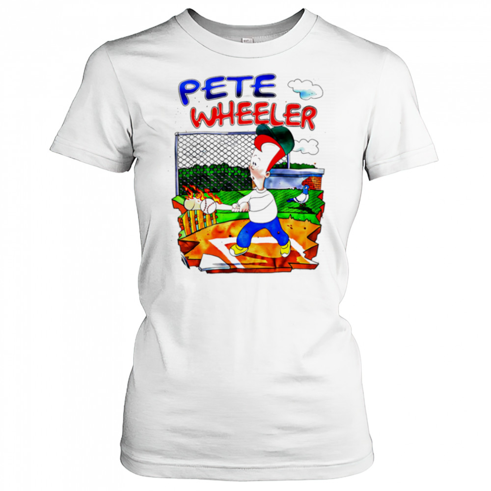 Pete Wheeler baseball cartoon shirt Women's T-shirt