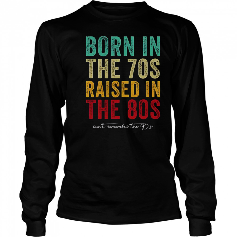 Premium Raised In The 80s Vintage T-Shirt Long Sleeved