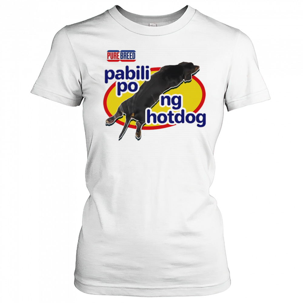 Pure breed pabili pong hotdog shirt Women's T-shirt