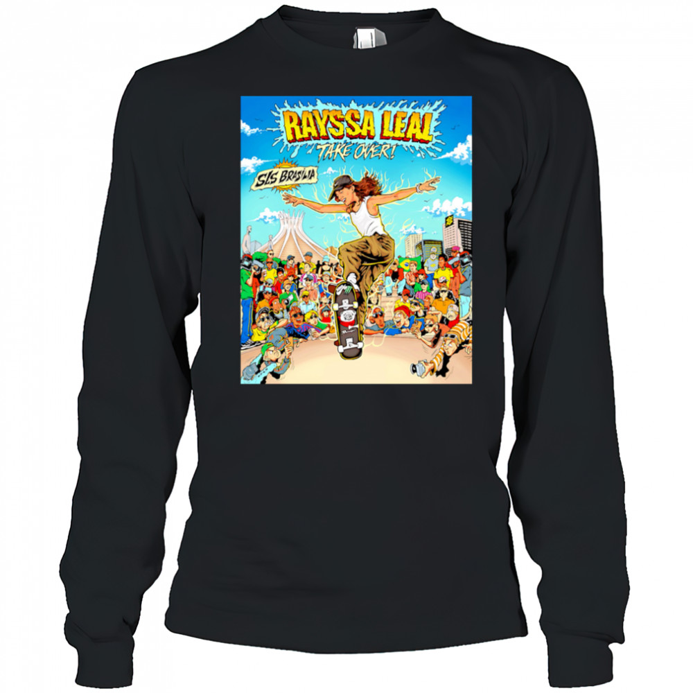 Rayssa Leal take over sls brasilia roller skating champion poster shirt Long Sleeved