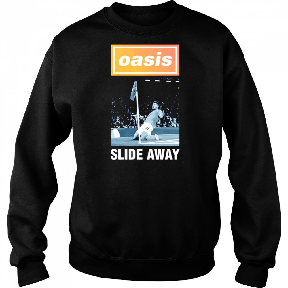 Rodri Manchester City Oasis Slide Away T-Shirt Hoodie