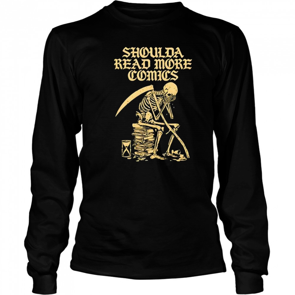Scott Snyder With Shoulda Read More Comics T-Shirt Long Sleeved