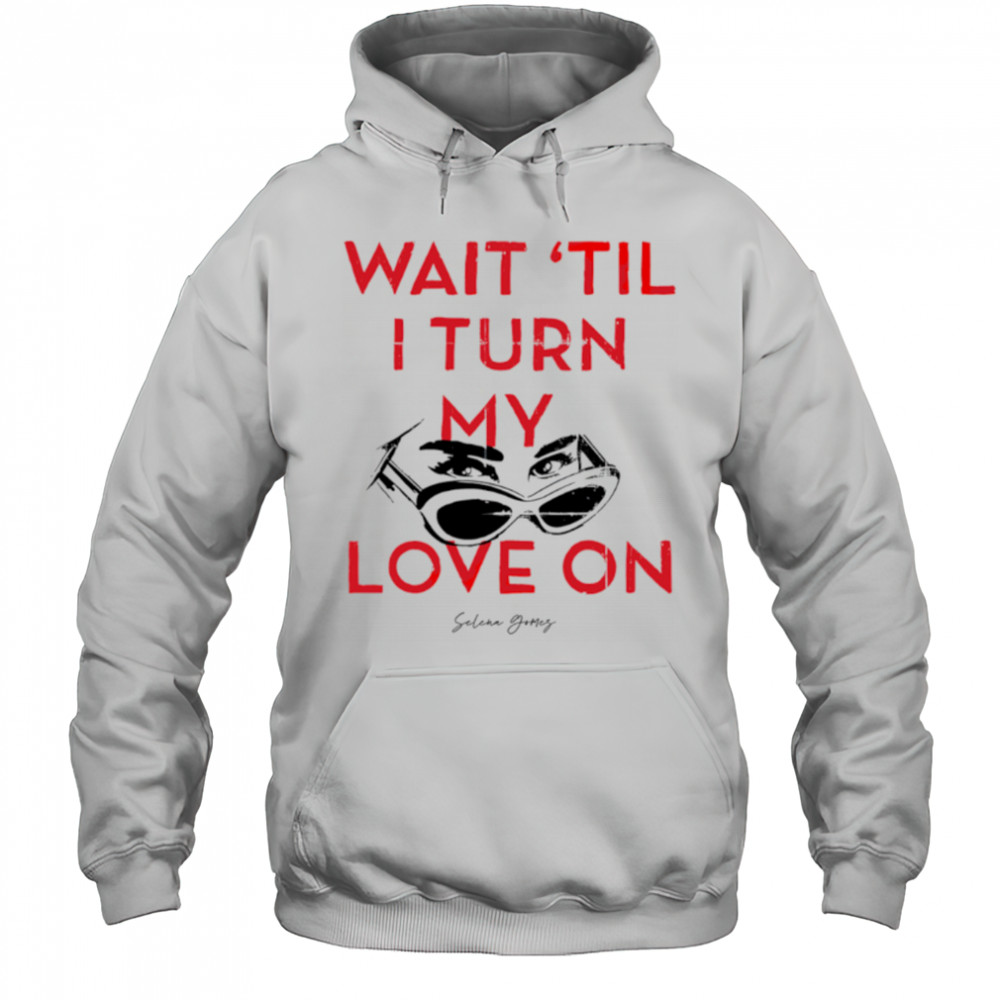 Selena Gomez Turn My Love On Pink Pullover shirt Hoodie