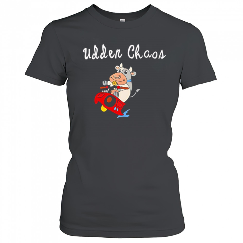 Simply udder chaos cow shirt Women's T-shirt