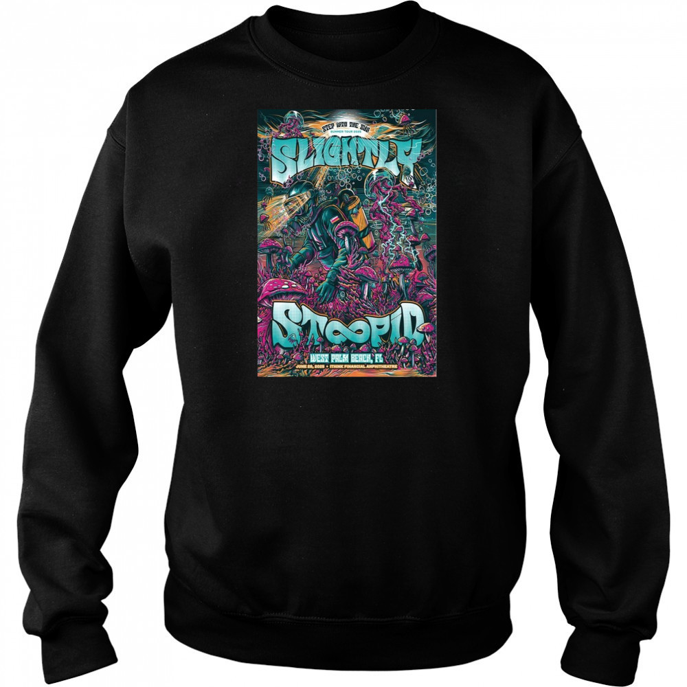 Slightly Stoopid June 28 2025 Poster – iTHINK Financial Amphitheatre West Palm Beach FL T-Shirt Hoodie