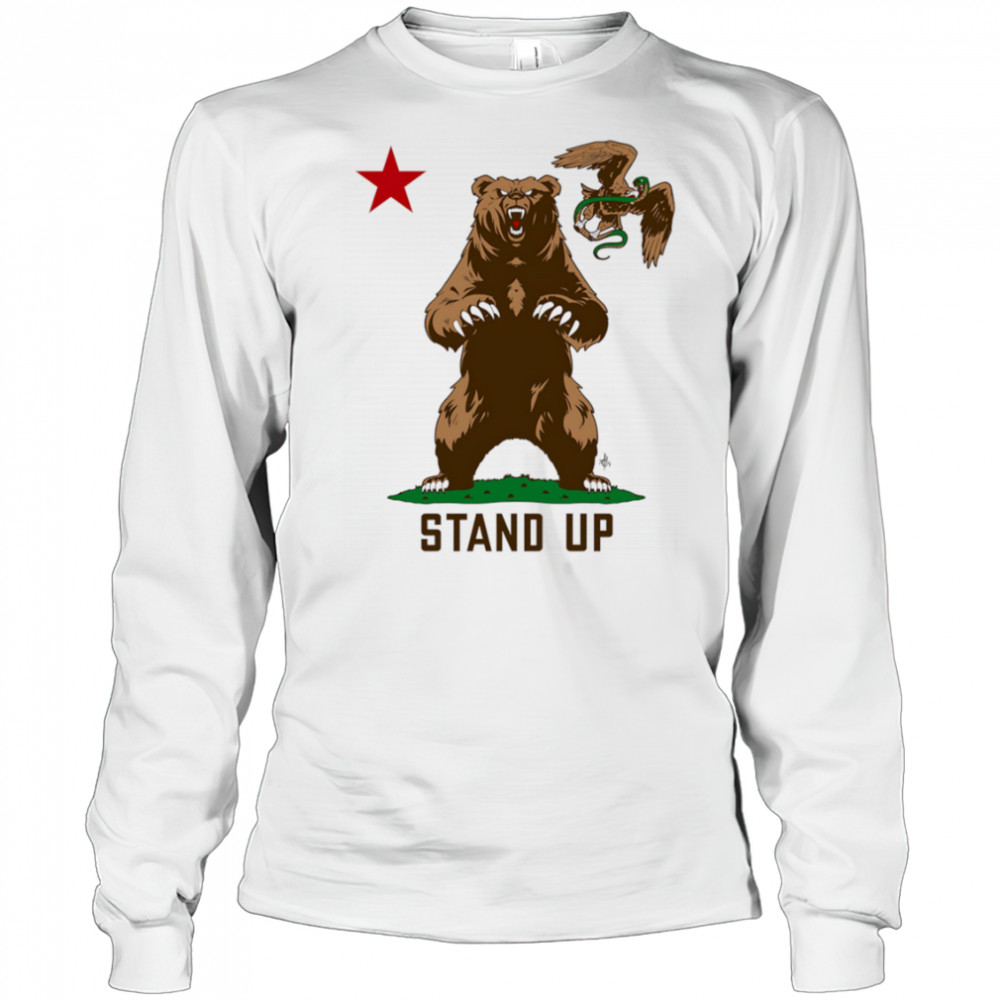 Stand Up To Ice Bear shirt Long Sleeved