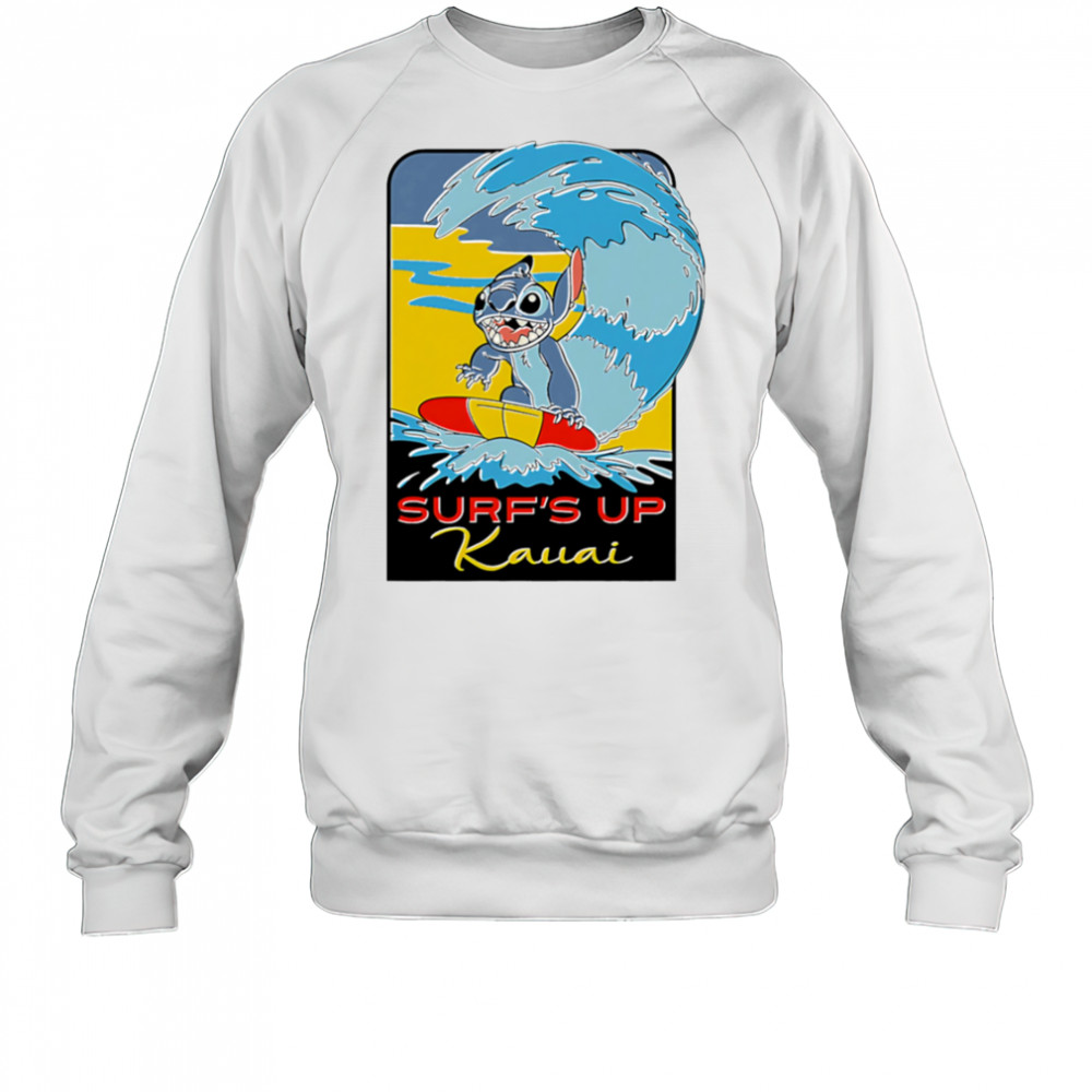 Stitch Surf up kawai summer shirt Sweatshirt