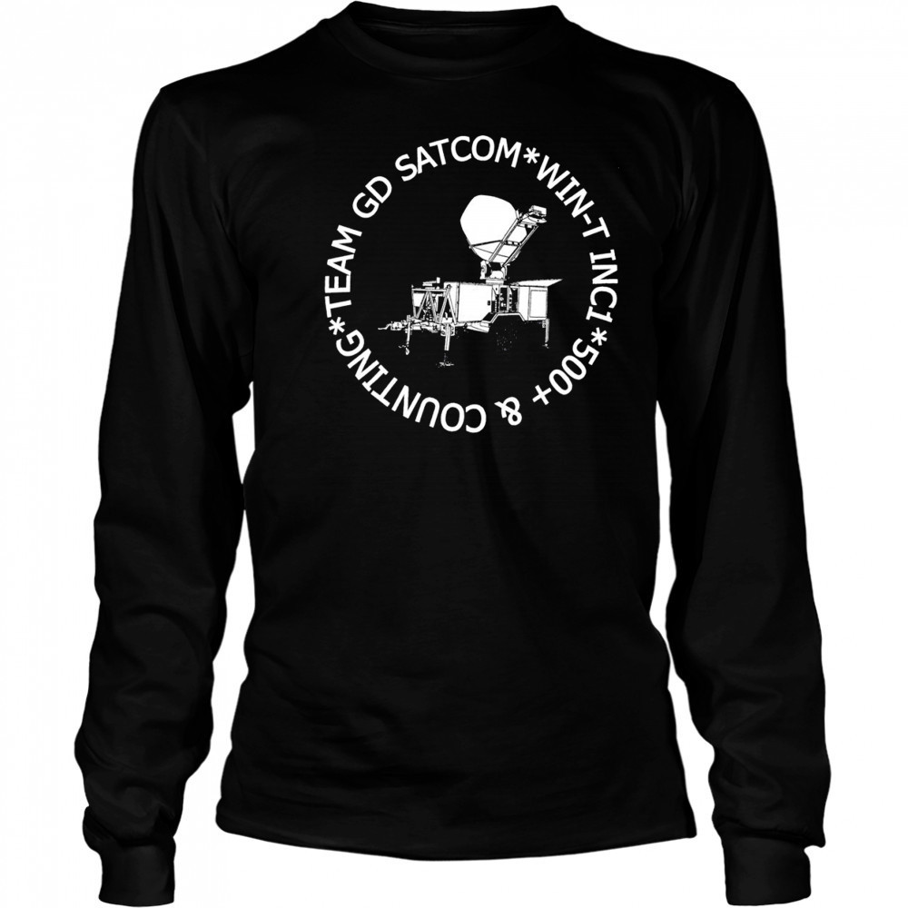 Team General Dynamics Satcom win-t INC1 shirt Long Sleeved