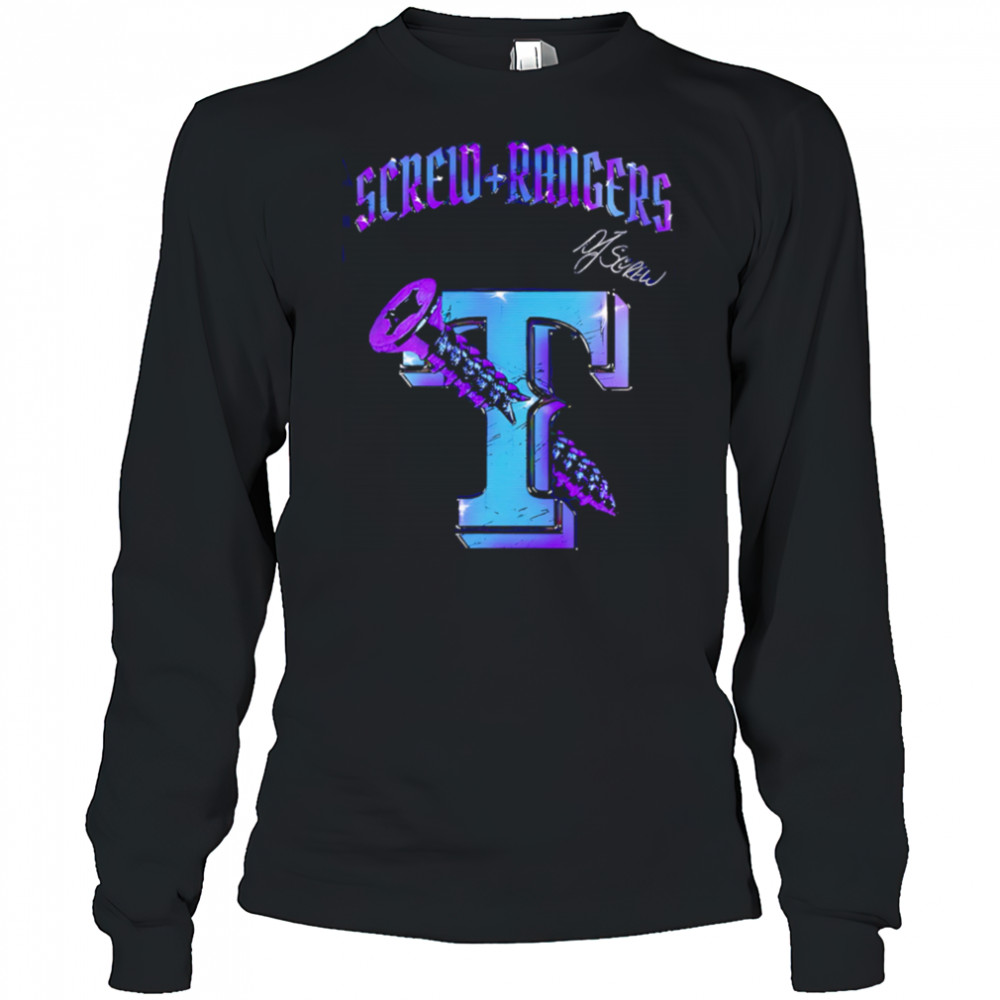 Texas Rangers Honor All-Time DJ Screw Limited Baseball shirt Long Sleeved