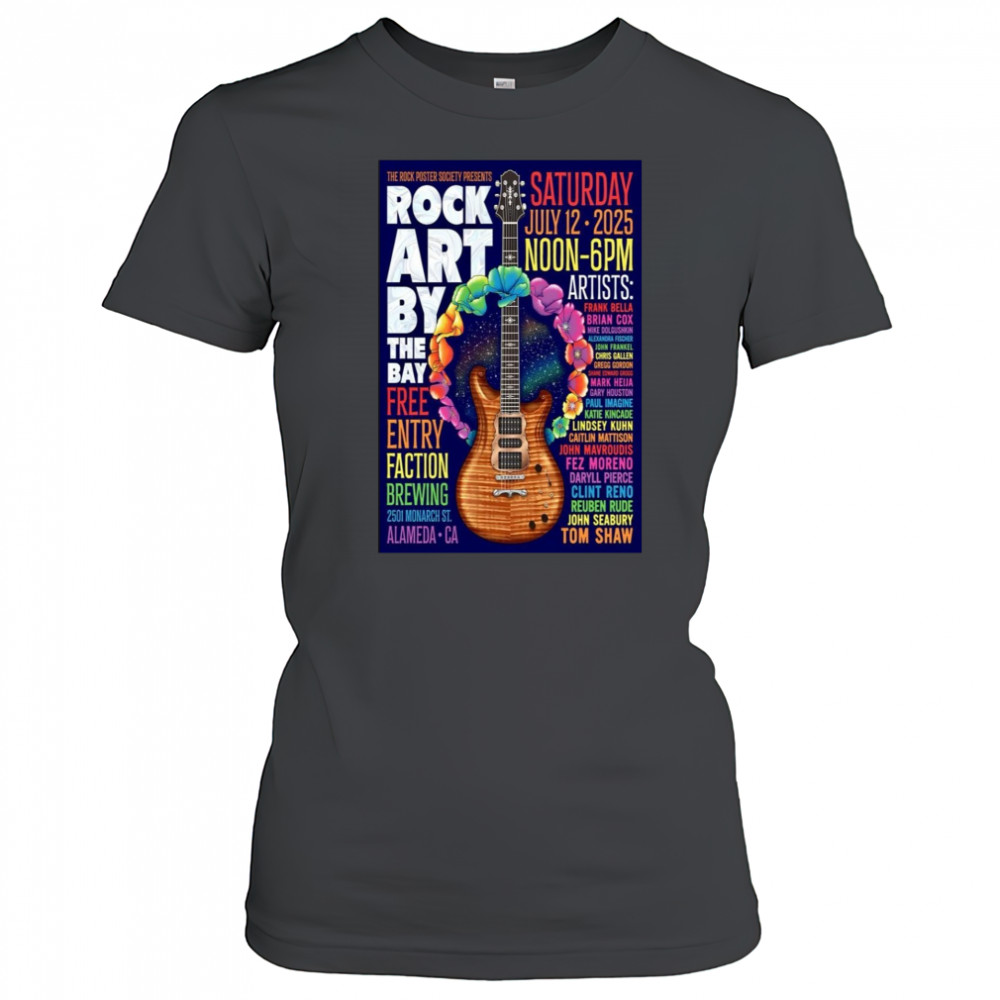 The Rock Poster Society Alameda CA July 12 2025 Poster T-Shirt Women's T-shirt