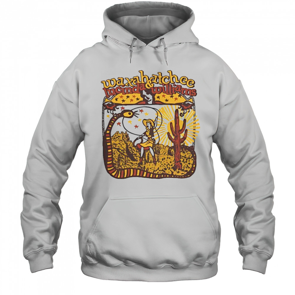 Top Waxahatchee Lucinda And Williams Luck Event 2025 Cowgirl Desert T-Shirt Hoodie