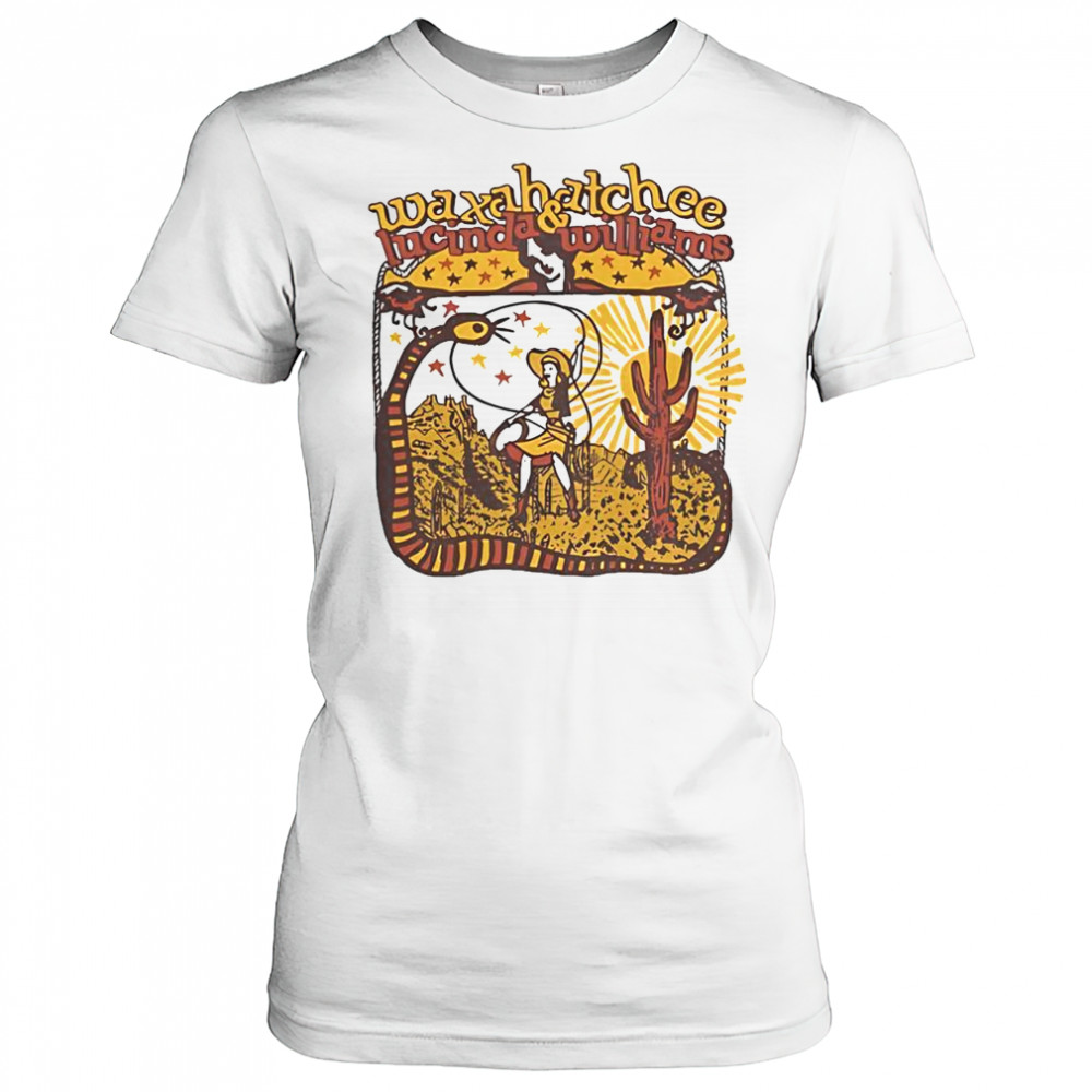Top Waxahatchee Lucinda And Williams Luck Event 2025 Cowgirl Desert T-Shirt Women's T-shirt