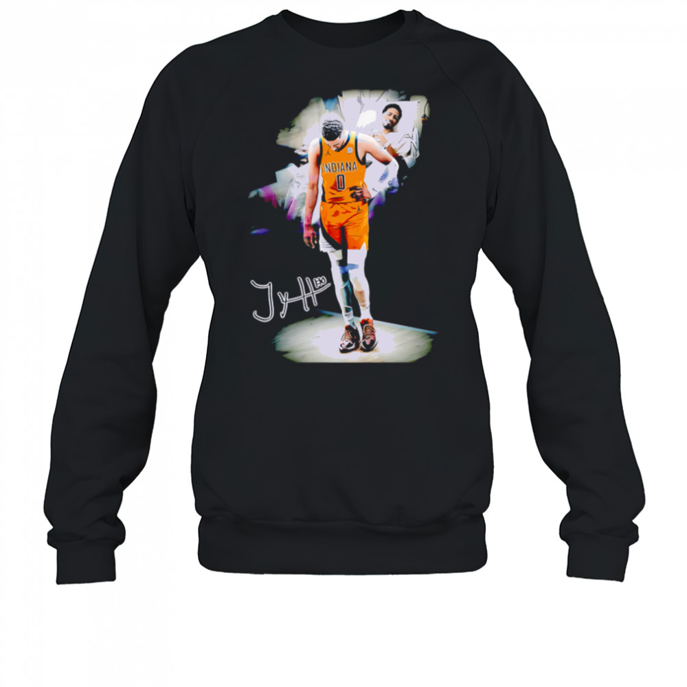 Tyrese Haliburton 2025 Indiana Pacers Emotional Tribute shirt Sweatshirt