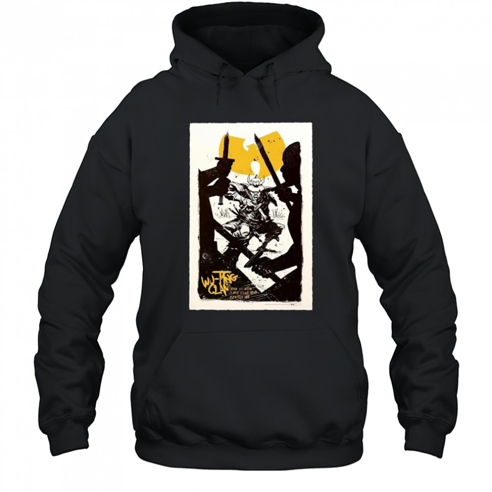Wu-Tang Clan June 28 2025 Climate Pledge Arena Seattle WA Poster T-Shirt Hoodie