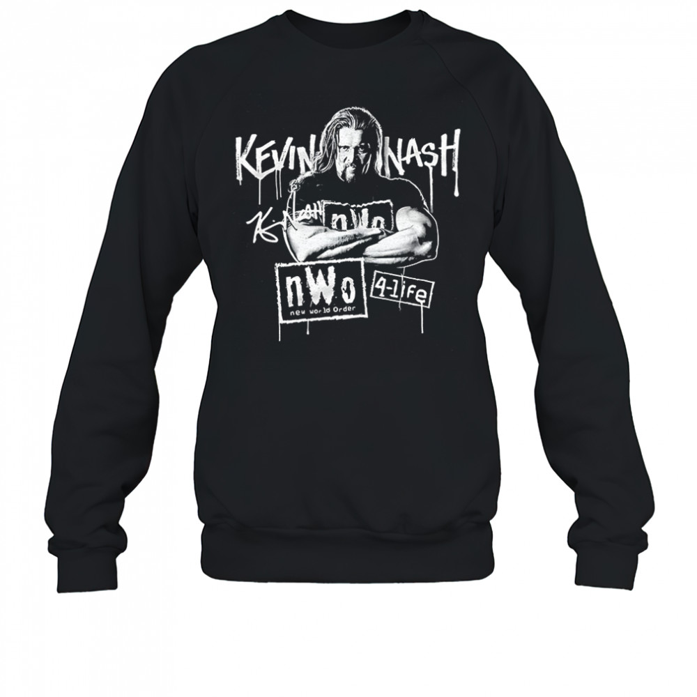 WWE Kevin Nash Grunge Graphic 4 life Shirt Sweatshirt