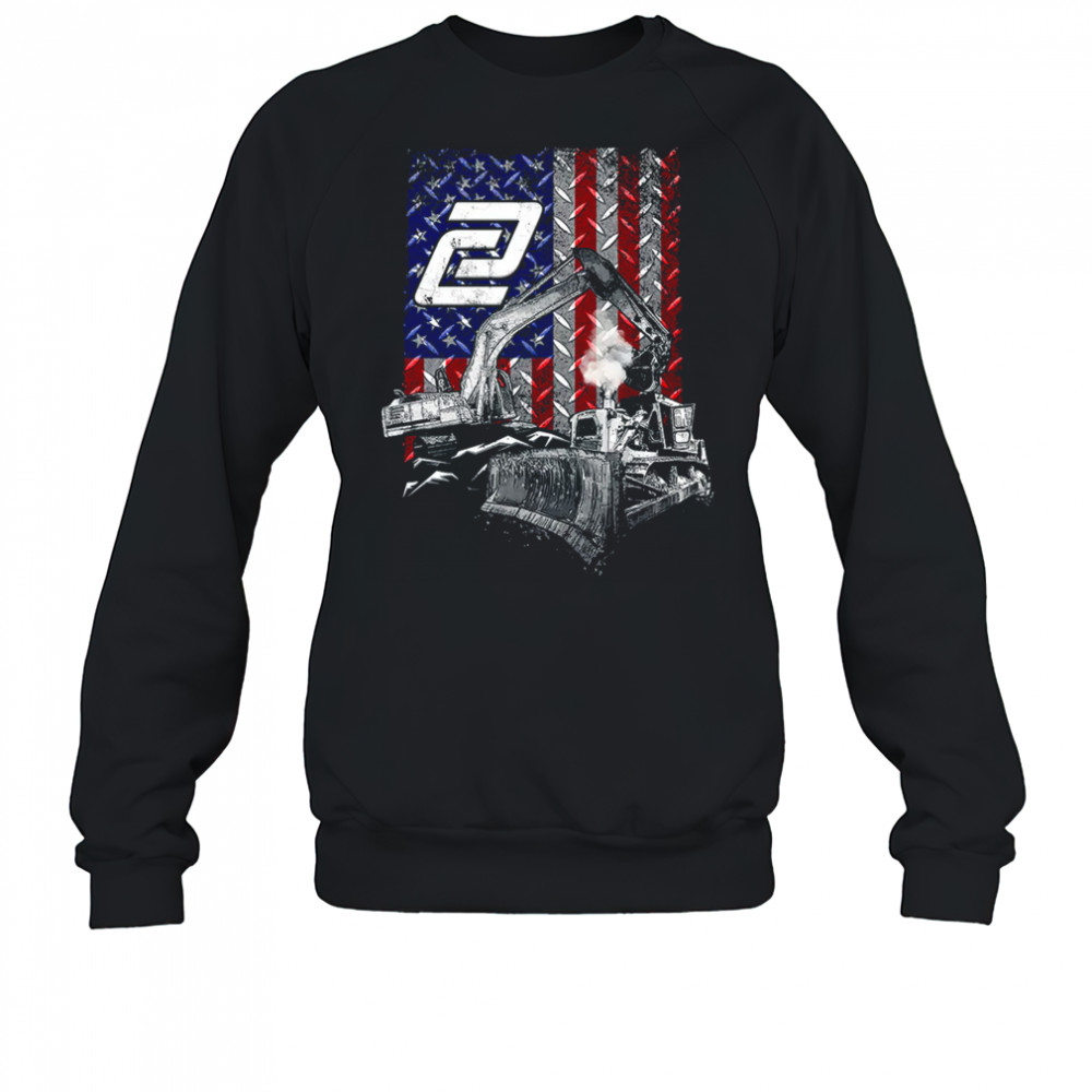 2025 Dc Heavy Equipment Flag T-Shirt Sweatshirt