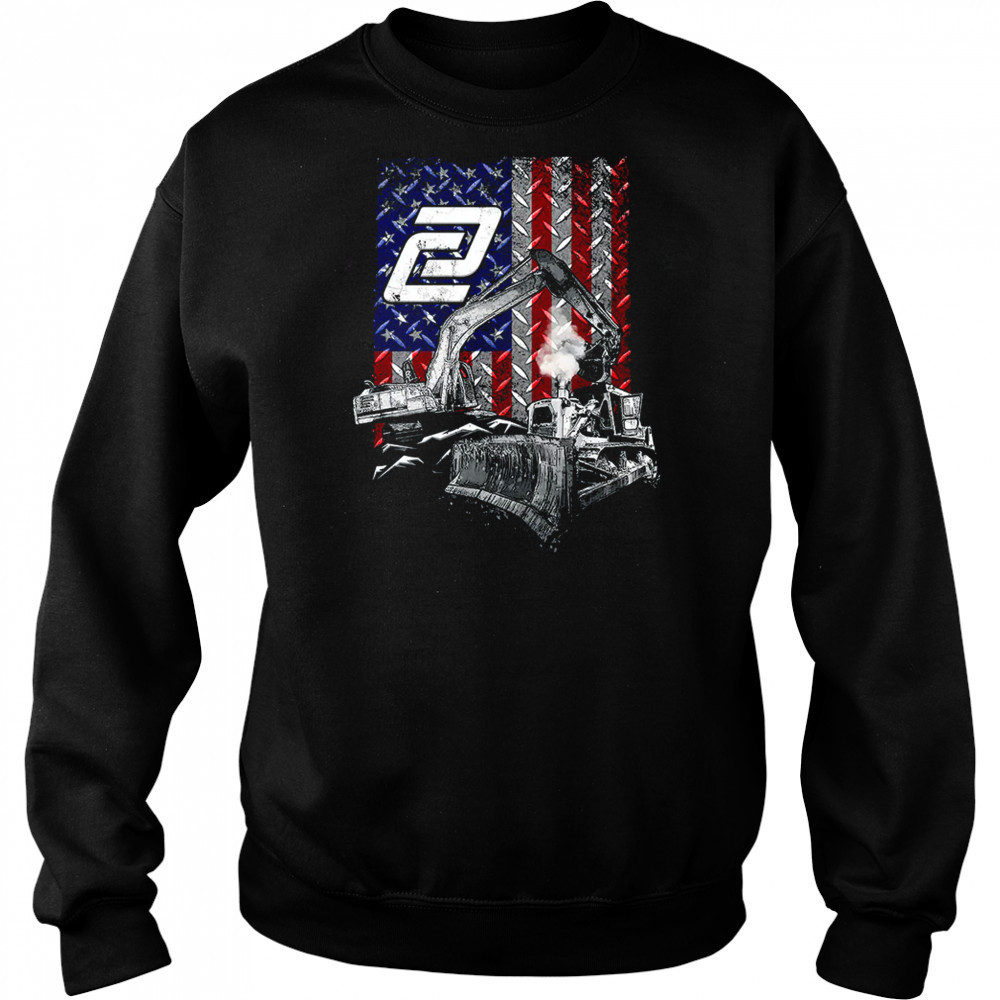 2025 Dc Heavy Equipment Flag T-Shirt Hoodie